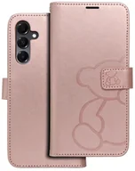 Etui i futerały do telefonów - OEM Pokrowiec MEZZO Book do A16 5G miś złoty róż - miniaturka - grafika 1