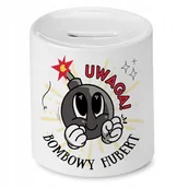 Skarbonki - Skarbonka Dla Huberta na Urodziny Imieniny Prezent z Nadrukiem ze Zdjęciem - miniaturka - grafika 1