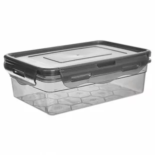 Pojemnik z uszczelką do przechowywania z pokrywką klipsami uniwersalny zamykany do żywności 850 ml kod: O-127165 - Pojemniki kuchenne - miniaturka - grafika 1