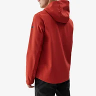 Kurtki męskie - Kurtka 4F Męski Softshell Wiatrówka Zapinane Kieszenie Czerwona 24TSOFM283-61S - miniaturka - grafika 1