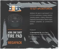 Akcesoria do mycia samochodu - ADBL One Shot Tire Pad Megapack - zestaw piankowych aplikatorów do opon, 10 sztuk - miniaturka - grafika 1