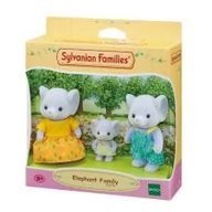 Figurki dla dzieci - Sylvanian Families Rodzina Sloni 5376 - miniaturka - grafika 1