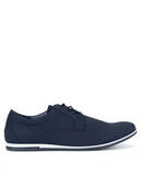 Półbuty męskie - Lanetti Półbuty MYL8436-8 Granatowy - miniaturka - grafika 1