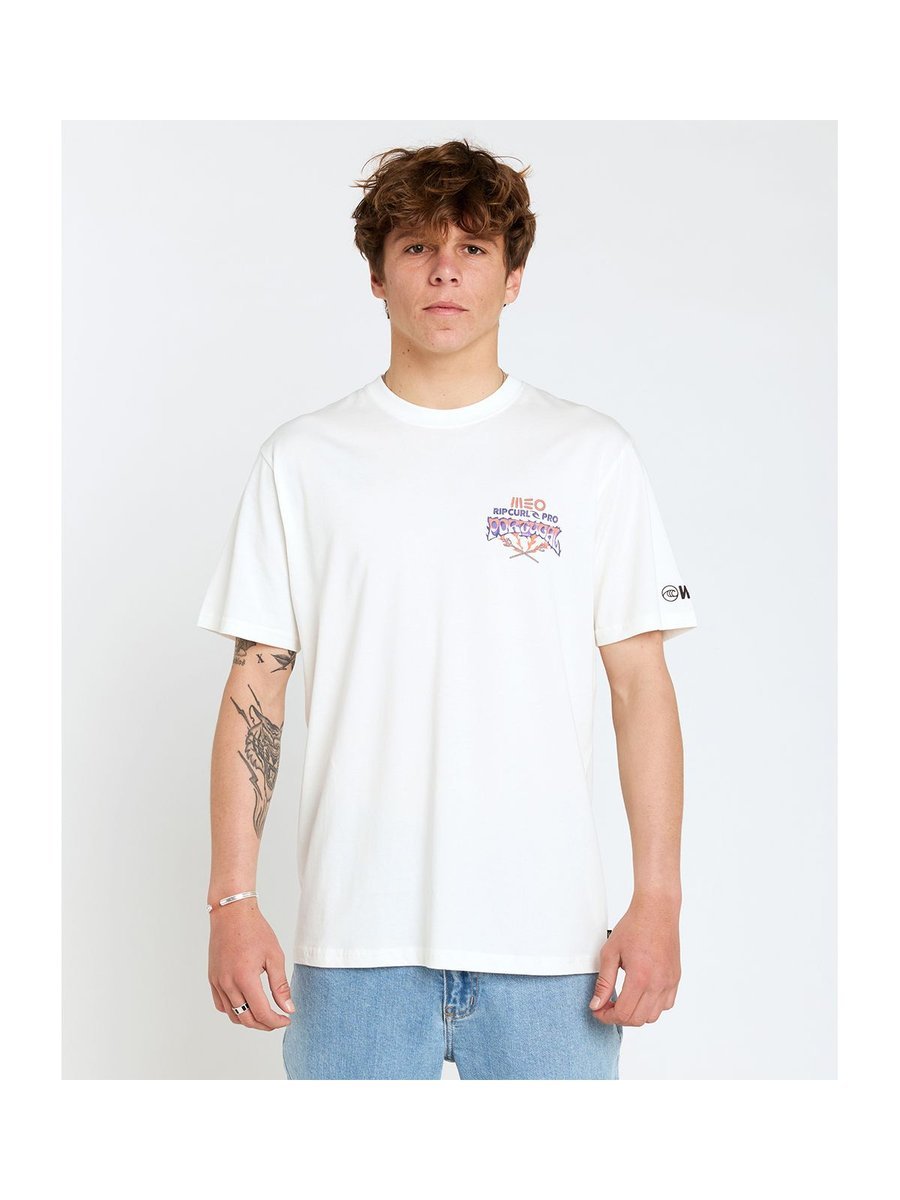 Koszulka RIP CURL Meo Rip Curl Pro Tee biały 2XL