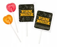 Gumy do żucia, lizaki, dropsy - Lizaki dla dzieci Witaj Szkoło, Back to School zestaw 50 szt. wz 3 250g - miniaturka - grafika 1