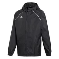 Piłka nożna - Adidas Core 18 kurtka przeciwdeszczowa dziecięce czarne/białe, 116 CE9047 - miniaturka - grafika 1