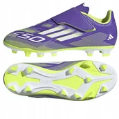Piłka nożna - Buty adidas F50 Club Vel Jr FG/MG JI0036 fioletowy 29 - miniaturka - grafika 1