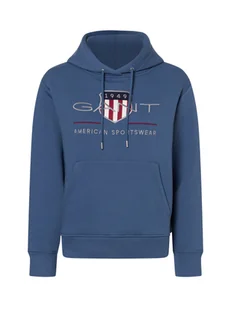Gant Damski sweter z kapturem Kobiety lila jednolity, S - Swetry damskie - miniaturka - grafika 1