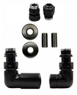 Zawory i kraniki - Zawór regulacyjny Vision czarny mat lewy GZ1/2 All in One - miniaturka - grafika 1