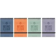 Szkolne artykuły papiernicze - Beniamin Kołonotes A6 Monocolor kratka 96 kartek 10 szt. - miniaturka - grafika 1