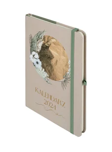 Kalendarz 2024 Botanical Złoty księżyc A5 DNS - Pozostałe książki - miniaturka - grafika 1