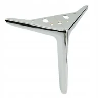 Meble modułowe i akcesoria - Noga meblowa Kotwica Elegant srebrny chrom wysokość 18 cm - miniaturka - grafika 1