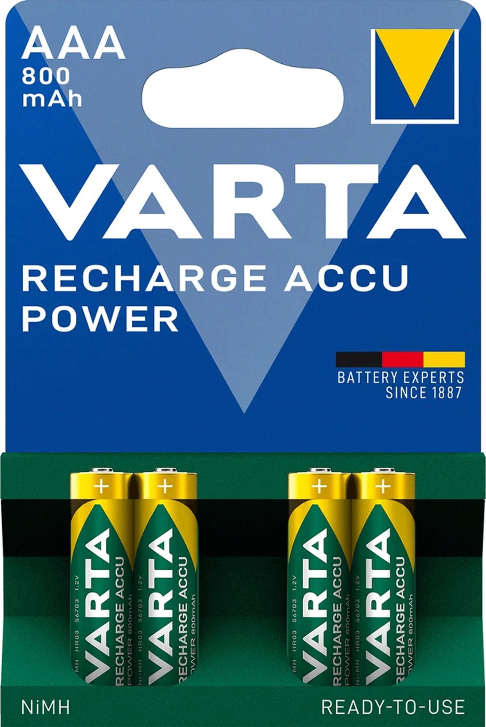 Varta Varta Akumulatorki R03 4BL 800 READY2USE Ni-MH