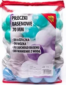 Baseny ogrodowe - Kolorowe Piłeczki Do Basenu Placu Zabaw Już Od 1 R - miniaturka - grafika 1