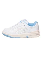 Trampki męskie - asics Skórzane sneakersy w kolorze biało-błękitno-kremowym - miniaturka - grafika 1