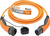 Ładowarki do samochodów elektrycznych - Kabel do ładowania samochodów LAPP Typu 2, do 7,4 kW, 7 m, pomarańczowy 5555934030 - miniaturka - grafika 1