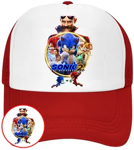 CZAPKA Z DASZKIEM SONIC DLA DZIECI NA LATO SIATKA CZERWONA BEJSBOLÓWKA - Czapki i chusty sportowe męskie CZAPKA Z DASZKIEM SONIC DLA DZIECI NA LATO SIATKA CZERWONA BEJSBOLÓWKA - Czapki i chusty sportowe męskie - miniaturka - grafika 1