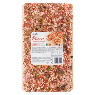 Simpl Pizza z szynką i pieczarkami 1 kg - Dania mrożone - miniaturka - grafika 1