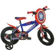 Rowery - MARVEL Rower MARVEL Kapitan Ameryka 14 Niebiesko-czerwono-biały - miniaturka - grafika 1