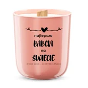 Świece - NAJLEPSZA BABCIA NA ŚWIECIE ŚWIECA ZAPACHOWA DLA BABCI DZIEŃ BABCI I DZIADKA ŚWIECZKA NA PREZENT - miniaturka - grafika 1