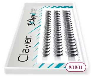 Clavier Clavier - BeShaped - Sztuczne rzęsy w kępkach typu B - MIX - 9/10/11 - Sztuczne rzęsy i akcesoria - miniaturka - grafika 1