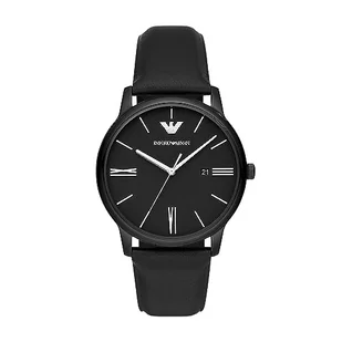 Emporio Armani Męski Zegarek, Mechanizm Kwarcowy, 3 Wskazówki, Datownik, Koperta 42 mm, Skórzany Pasek Pro-Planet Ar11573 - Paski - miniaturka - grafika 1