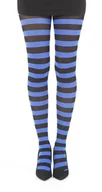 Rajstopy - rajstopy W PASKI NIEBIESKIE - miniaturka - grafika 1