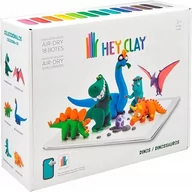 Masy plastyczne - Interaktywna plastelina DINOZAURY /18 kolorów/ kreatywna zabawa / HEY CLAY - miniaturka - grafika 1