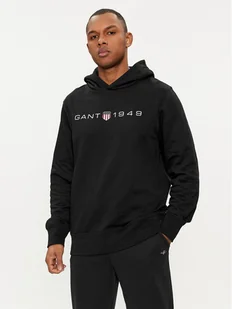Gant Bluza Graphic 2003244 Czarny Regular Fit - Bluzy męskie - miniaturka - grafika 1
