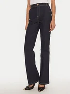 Spodnie damskie - Fracomina Jeansy FR24WV2004D40193 Granatowy Regular Fit - miniaturka - grafika 1