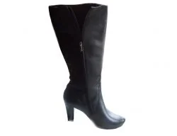 BnW Kozaki ze skóry cholewka 48 cm słupek 9 cm - Kozaki damskie BnW Kozaki ze skóry cholewka 48 cm słupek 9 cm - Kozaki damskie - miniaturka - grafika 1