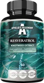 Suplementy naturalne - APOLLO'S HEGEMONY RESVERATROL TRANS-RESWERATROL 60 KAPSUŁEK - miniaturka - grafika 1
