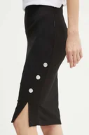 Spódnice - Guess spódnica DONATELLA kolor czarny midi ołówkowa W4YD66 KBJP2 - miniaturka - grafika 1