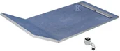 Odpływy liniowe - Płyta spadkowa z odpływem liniowym Stabilsound Plus "Subplate" 130+50x80x5/12,5 cm, prostokątny z maskownicą do zabudowy płytkami - miniaturka - grafika 1