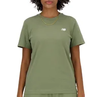 Koszulki sportowe damskie - Koszulka New Balance WT41509DEK - zielona - miniaturka - grafika 1