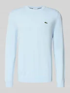 Swetry męskie - Sweter z dzianiny kroju regular fit z mieszanki bawełny - miniaturka - grafika 1