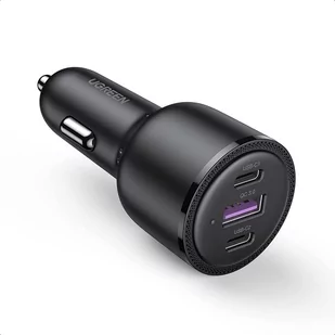 Ugreen ładowarka samochodowa 2x USB Typ C / 1x USB 69W 5A Power Delivery Quick Charge - Ładowarki samochodowe - miniaturka - grafika 1