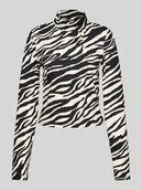 Bluzki damskie - Bluzka z długim rękawem i golfem model ‘DESTINY’ - miniaturka - grafika 1