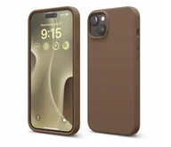 Etui i futerały do telefonów - Elago Silicon Case do iPhone 15 Plus Brown - miniaturka - grafika 1