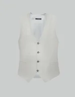 Kamizelki męskie - kamizelka pantane slim fit szary - miniaturka - grafika 1