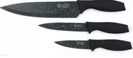 Noże kuchenne - RUSSELL HOBBS ZESTAW NOŻY 3-CZĘŚCIOWY NIGHTFALL STONE STAL NIERDZEWNA - miniaturka - grafika 1