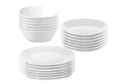 Serwisy obiadowe - Serwis obiadowy Ikea Oftast 18 szt miski talerze talerzyki - miniaturka - grafika 1