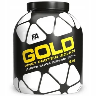 FA Gold Whey Protein Isolate 2000g Truskawka - Odżywki białkowe - miniaturka - grafika 1