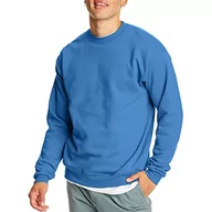 Bluzy męskie - Hanes Męska bluza EcoSmart Tecosmart, niebieski (Denim Blue), XXL - miniaturka - grafika 1