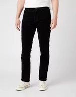 Spodnie męskie - Męskie Spodnie Sztruksowe Wrangler Texas Slim Black W12Sec100-W40 L34 - miniaturka - grafika 1