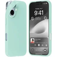 Etui i futerały do telefonów - Etui MERCURY Soft Felling do Apple iPhone 16 Miętowy - miniaturka - grafika 1