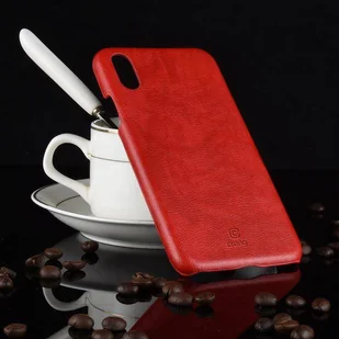 Crong Essential Cover - Etui iPhone Xs / X (czerwony) - Etui i futerały do telefonów - miniaturka - grafika 6