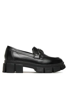 Badura Loafersy EO-CI12-9092-05 Czarny - Buty dla dziewczynek - miniaturka - grafika 1