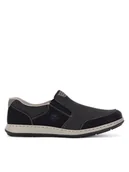 Półbuty męskie - Rieker Półbuty 17363-00 Czarny - miniaturka - grafika 1