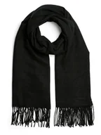 Apaszki i szaliki damskie - Pieces Szal w kolorze czarnym - miniaturka - grafika 1